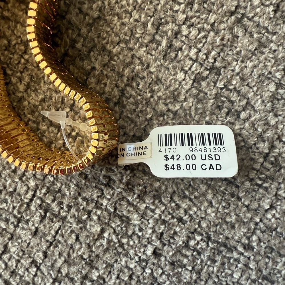 NEW Anthropologie Wide Snake Chain Bracelet - Picture 7 of 7